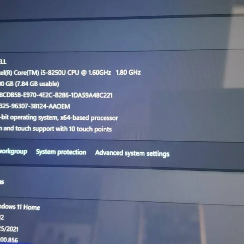 Dell Inspiron 7370 FHD TOUCH Laptop - i5-8250U CPU✔8GB RAM✔1TB SSD✔WIN 11